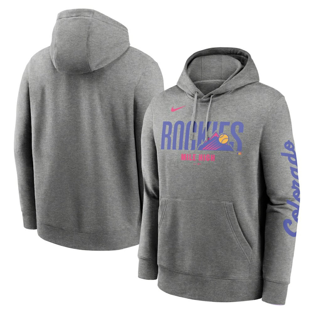 Colorado Rockies Nike 2025 City Connect French Terry Club Fleece Pullover Hoodie | MLB For sale
