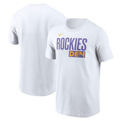 Colorado Rockies Nike City Connect Wordmark T-Shirt | MLB US