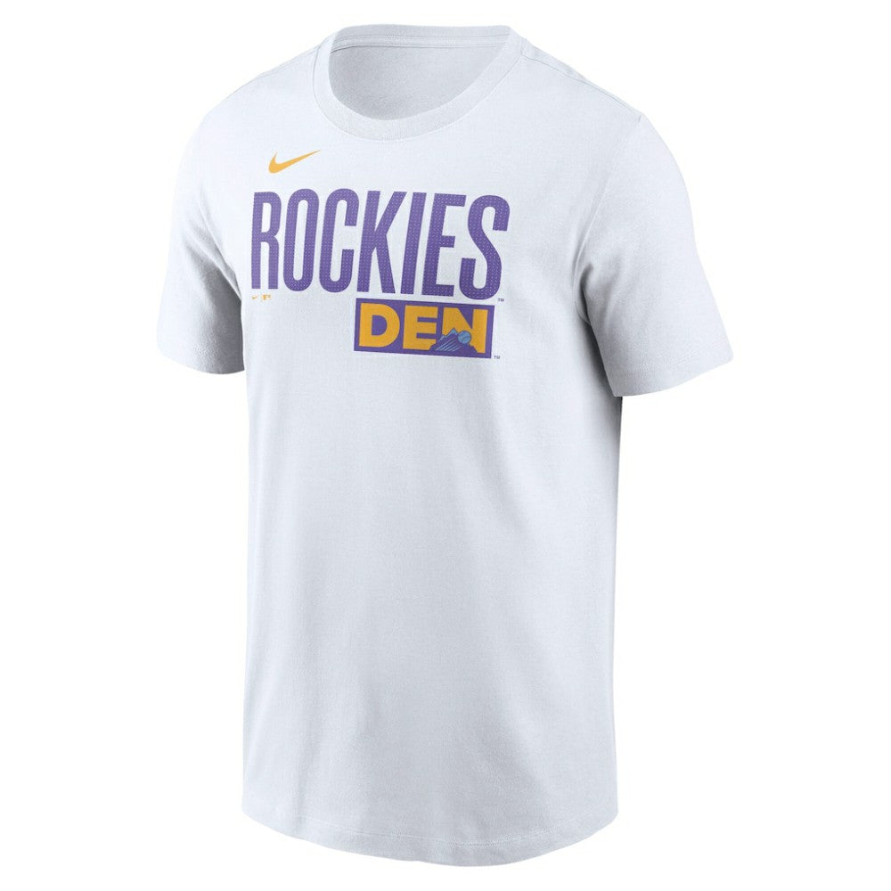 Colorado Rockies Nike City Connect Wordmark T-Shirt | MLB US