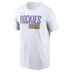 Colorado Rockies Nike City Connect Wordmark T-Shirt | MLB US