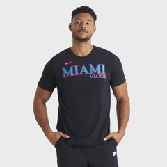 Miami Marlins Nike City Connect Wordmark T-Shirt | MLB For sale