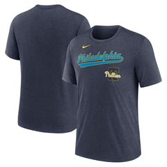 Philadelphia Phillies Nike City Connect Script Tri-Blend T-Shirt | MLB New