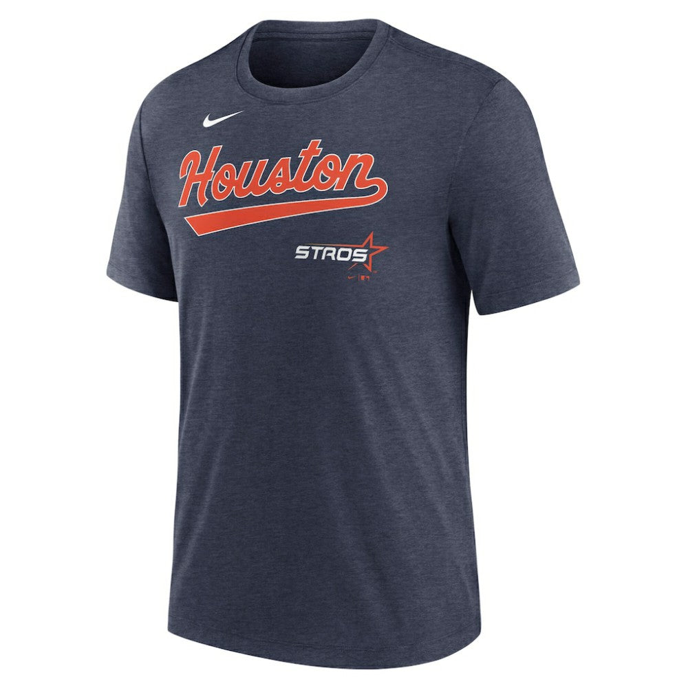 Houston Astros Nike City Connect Script Tri-Blend T-Shirt | MLB US