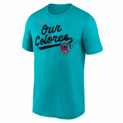 Miami Marlins Nike 2025 City Connect Team Phrase Script Legend Performance T-Shirt | MLB Sale