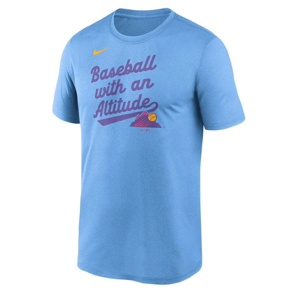 Colorado Rockies Nike 2025 City Connect Team Phrase Legend Performance T-Shirt | MLB For sale