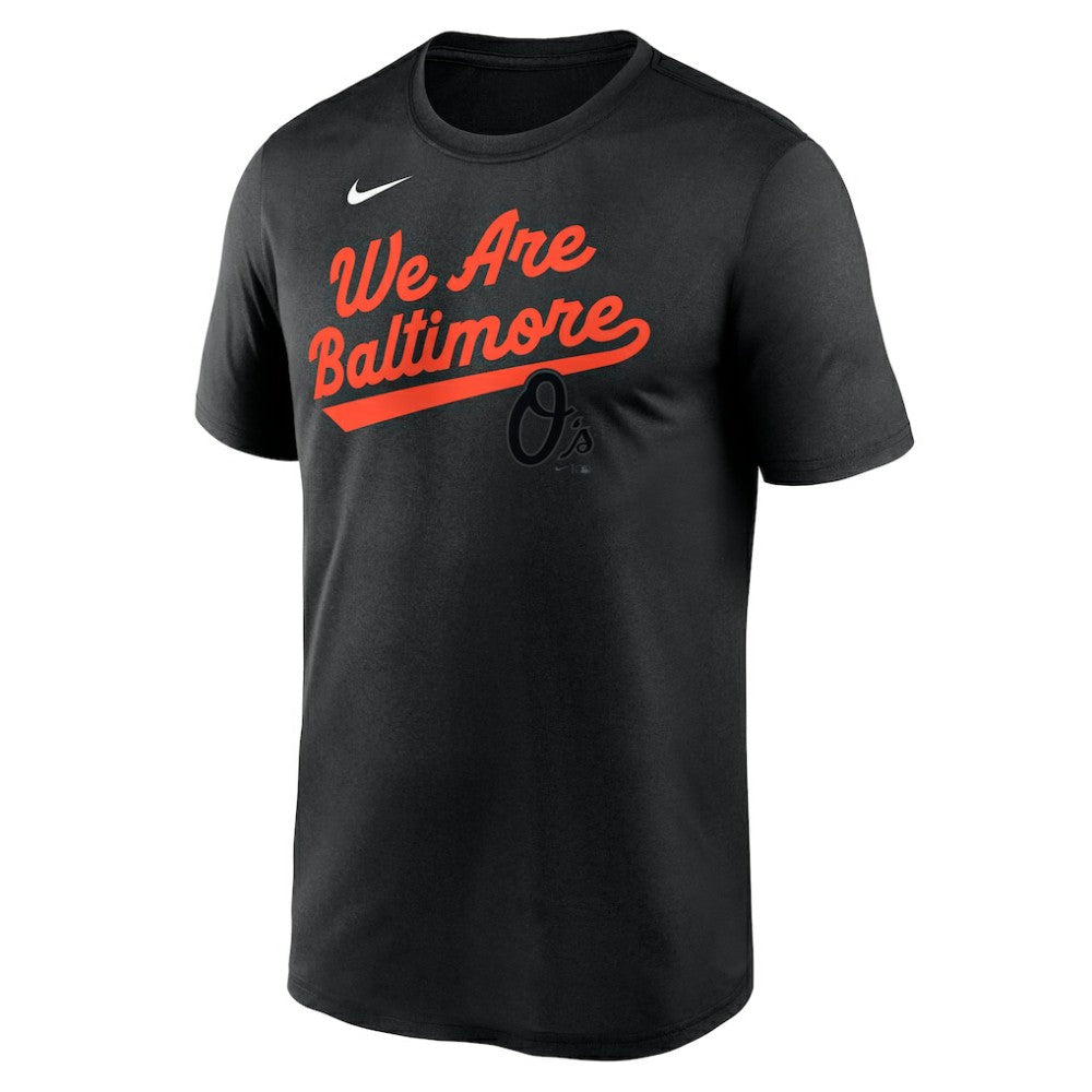 Baltimore Orioles Nike City Connect Team Phrase Script Legend Performance T-Shirt | MLB On Sale