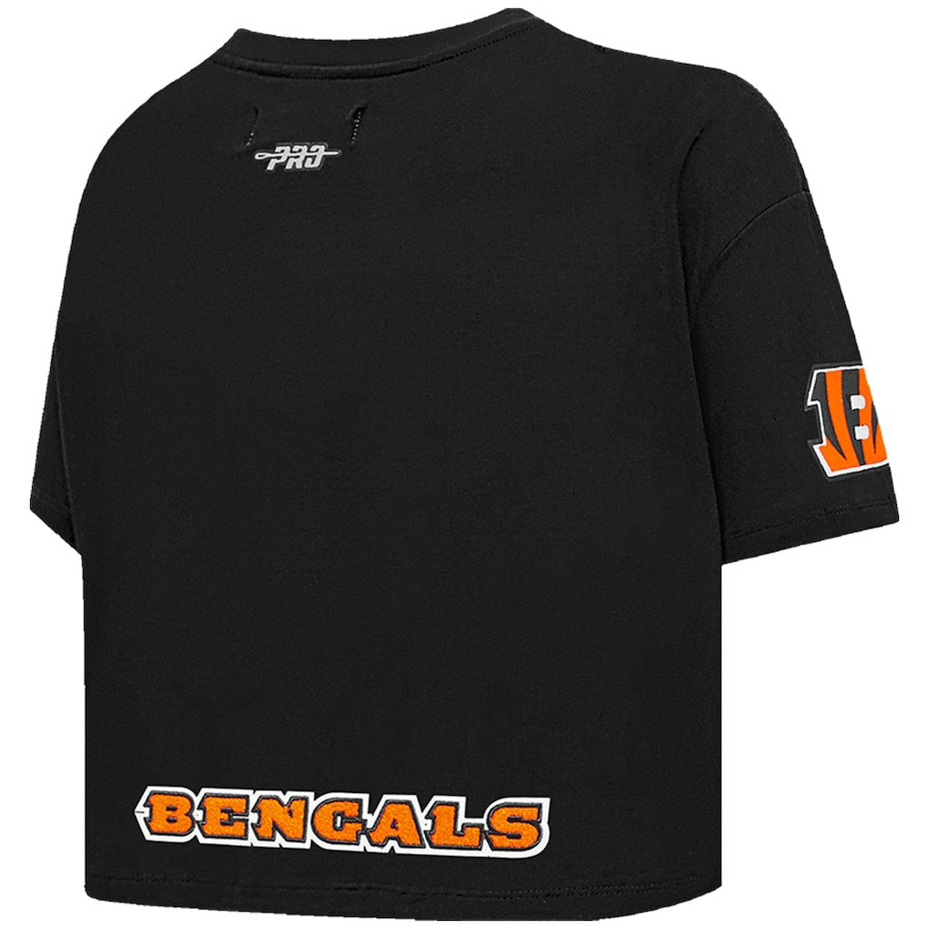 Cincinnati Bengals  Joe Burrow  Pro Standard Women's Player Name & Number Cropped Boxy T-Shirt