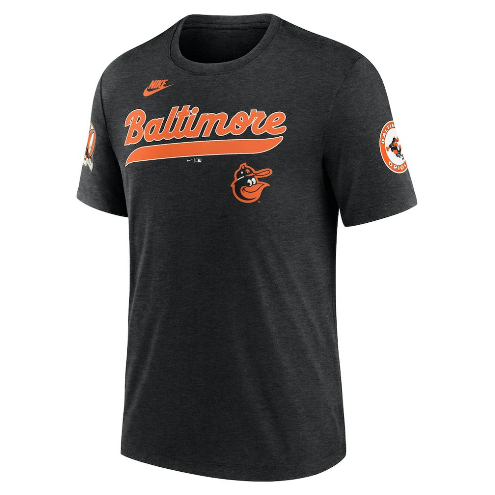 Baltimore Orioles Nike Cooperstown Collection Eras Tri-Blend T-Shirt | MLB US