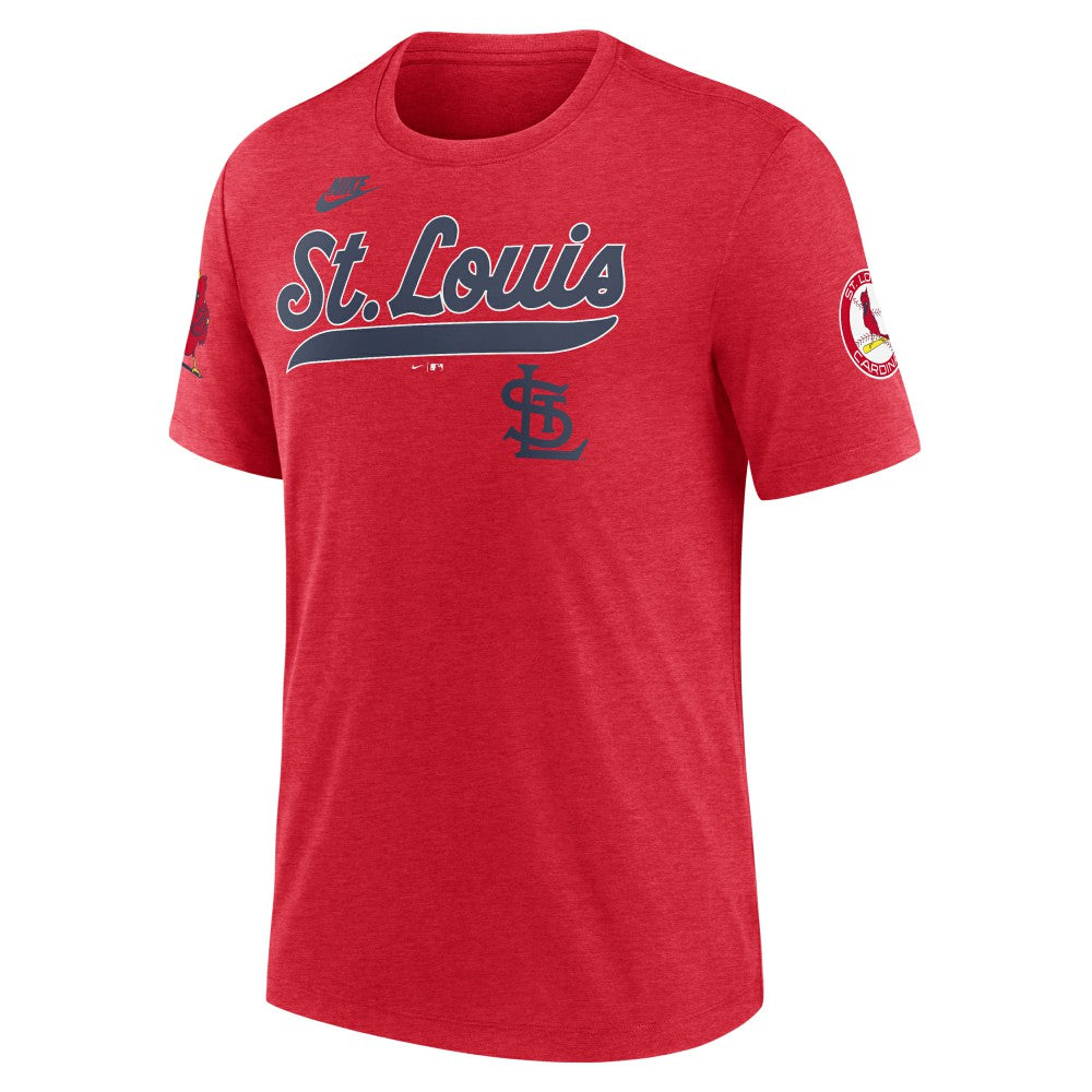 St. Louis Cardinals Nike Cooperstown Collection Eras Tri-Blend T-Shirt | MLB Near me