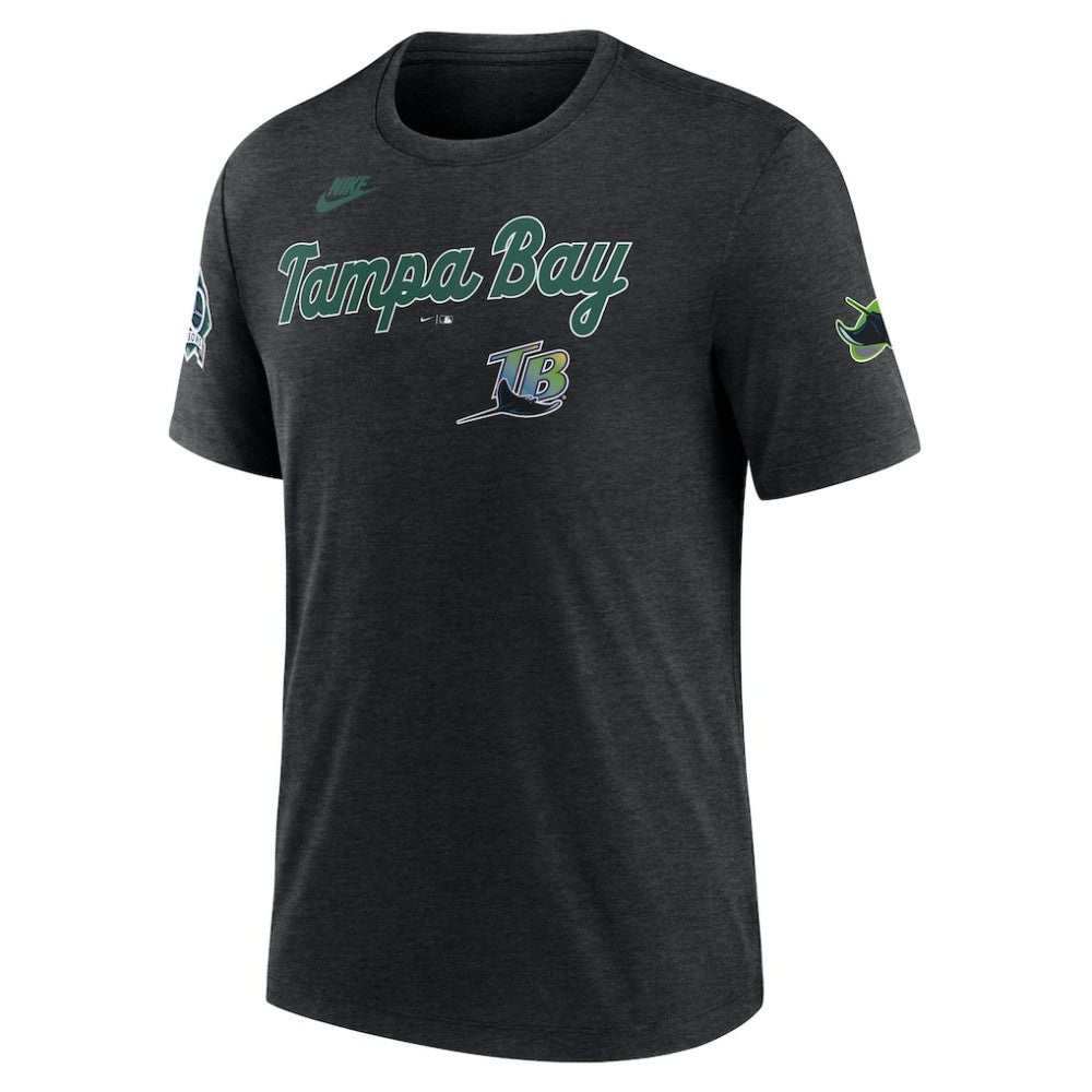 Tampa Bay Rays Nike Cooperstown Collection Eras Tri-Blend T-Shirt | MLB Near me