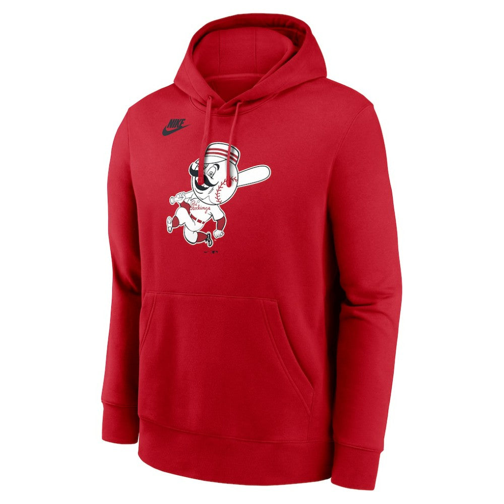 Cincinnati Reds Nike Cooperstown Collection Logo Club Hoodie | MLB US