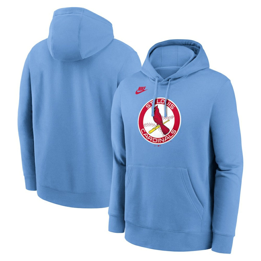 St. Louis Cardinals Nike Cooperstown Collection Logo Club Hoodie | MLB Outlet