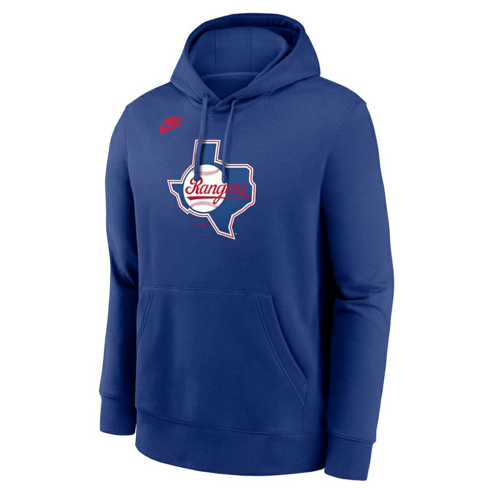 Texas Rangers Nike Cooperstown Collection Logo Club Hoodie | MLB Online