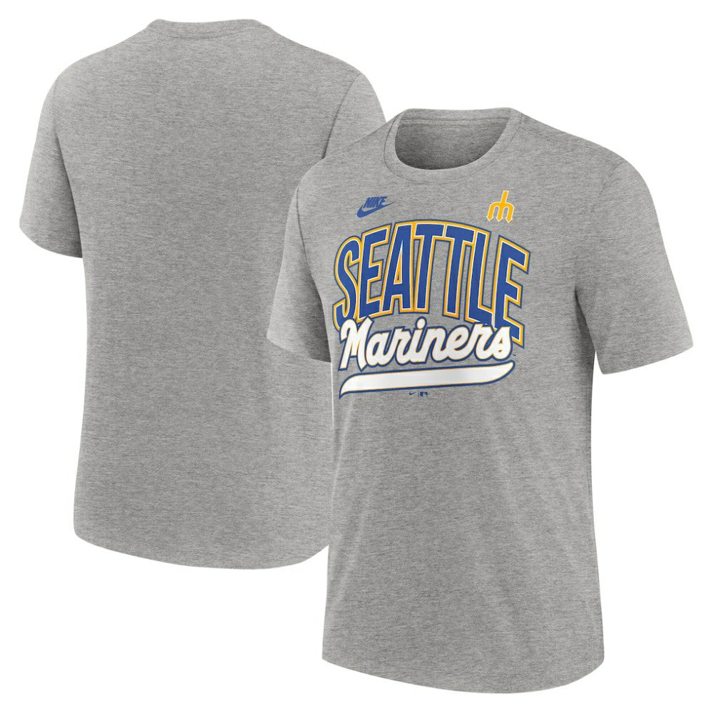 Seattle Mariners Nike Cooperstown Collection Retro Tri-Blend T-Shirt | MLB Outlet