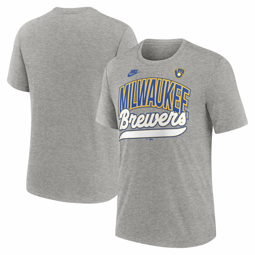 Milwaukee Brewers Nike Cooperstown Collection Retro Tri-Blend T-Shirt | MLB Online
