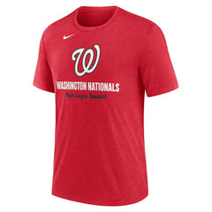 Washington Nationals Nike Logo Tri-Blend T-Shirt | MLB Shop