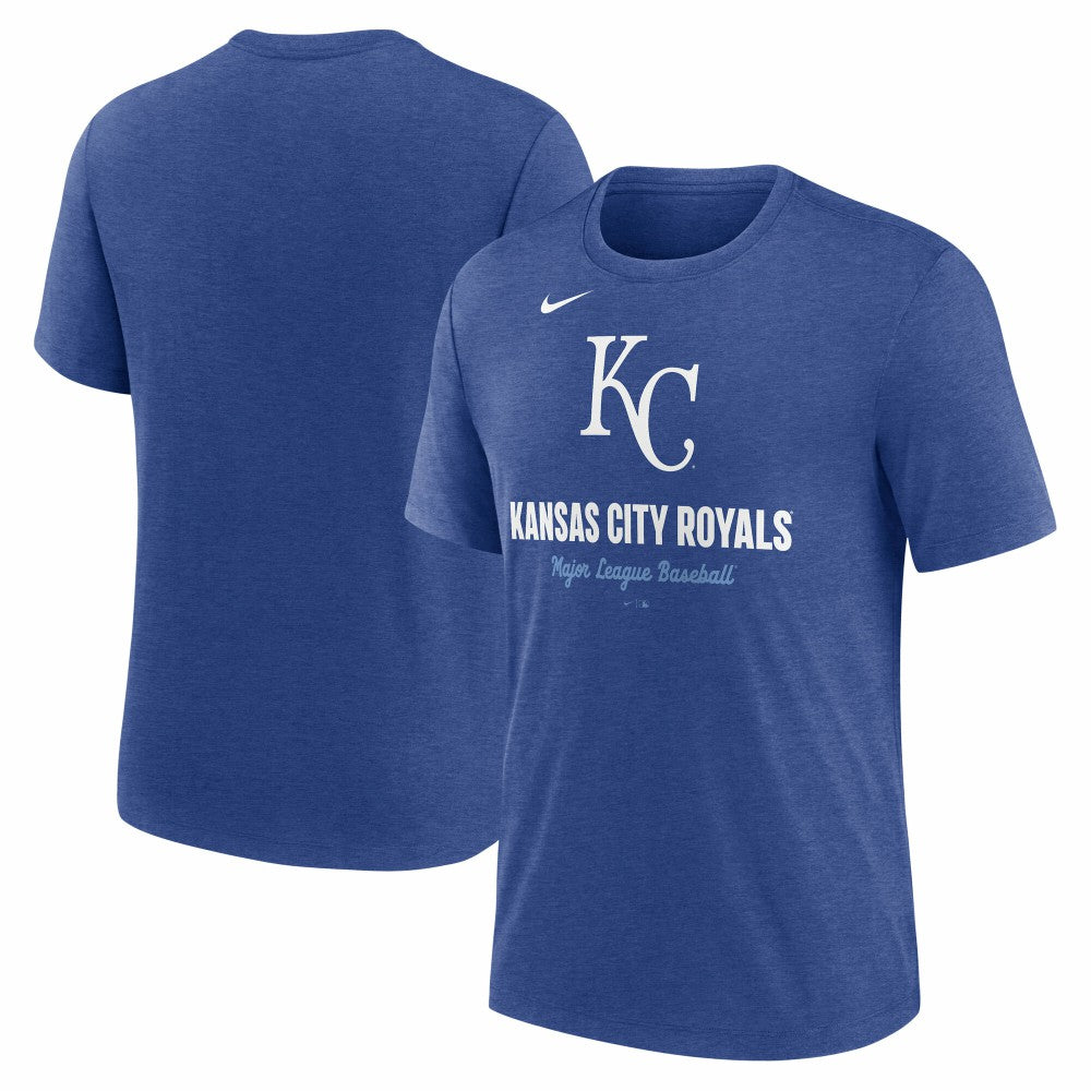 Kansas City Royals Nike Logo Tri-Blend T-Shirt | MLB Discount