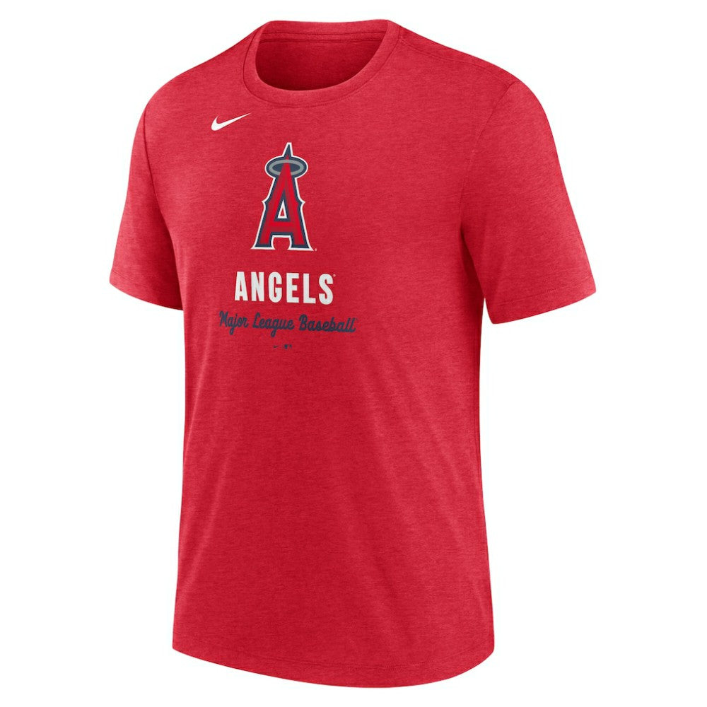 Los Angeles Angels Nike Logo Tri-Blend T-Shirt | MLB On Sale
