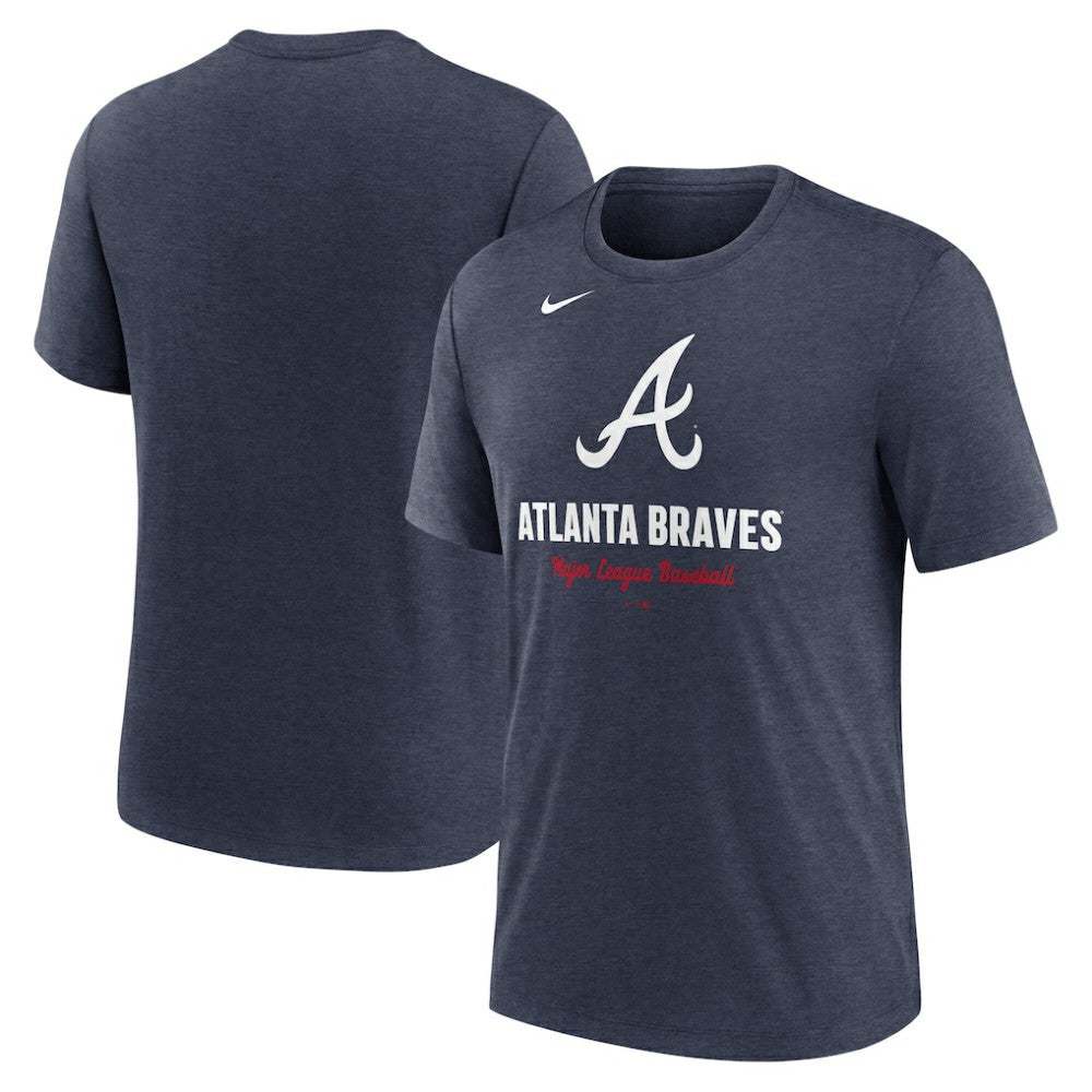 Atlanta Braves Nike Logo Tri-Blend T-Shirt | MLB Shop