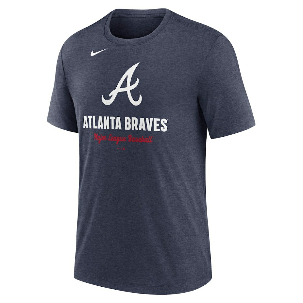 Atlanta Braves Nike Logo Tri-Blend T-Shirt | MLB Shop