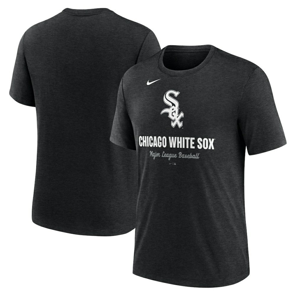 Chicago White Sox Nike Logo Tri-Blend T-Shirt | MLB On Sale