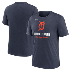 Detroit Tigers Nike Logo Tri-Blend T-Shirt | MLB Near me