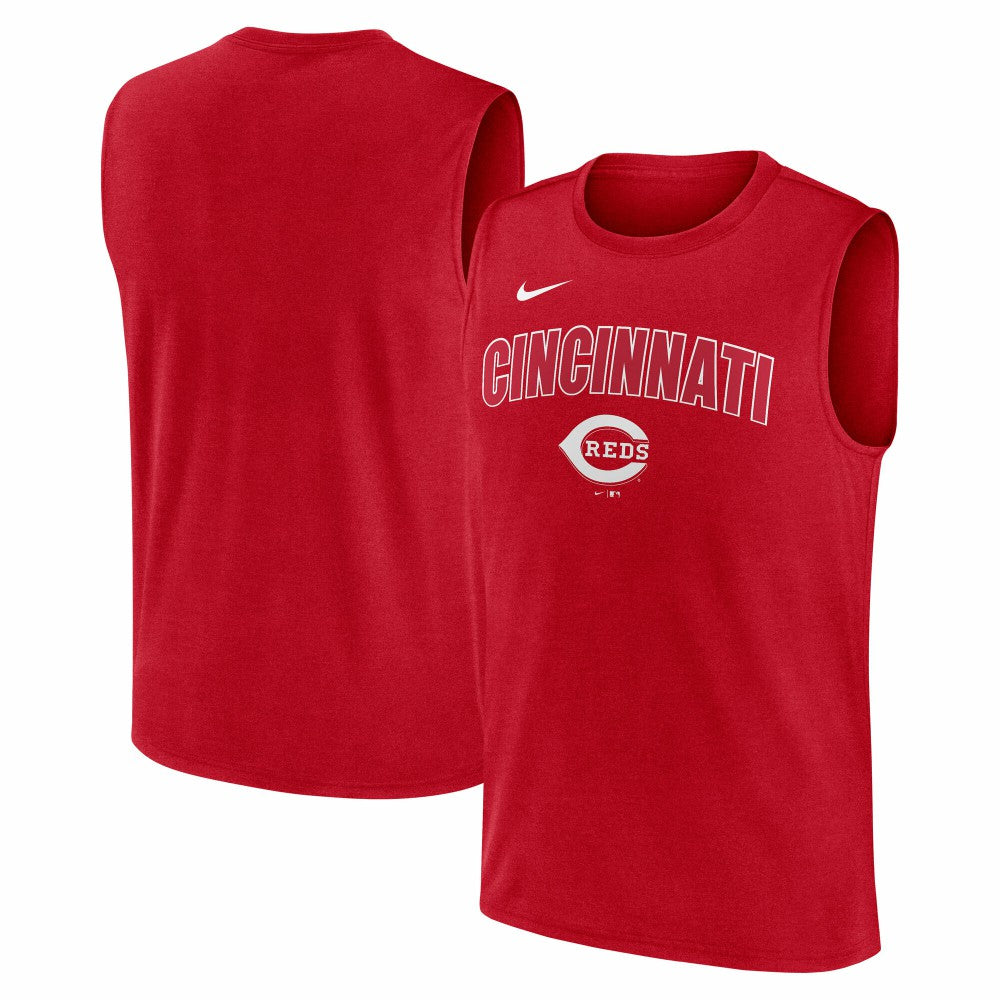 Cincinnati Reds Nike Knockout Dri-FIT Muscle Tank Top | MLB Online