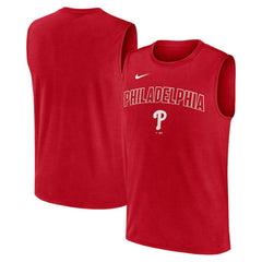 Philadelphia Phillies Nike Knockout Dri-FIT Muscle Tank Top | MLB For sale