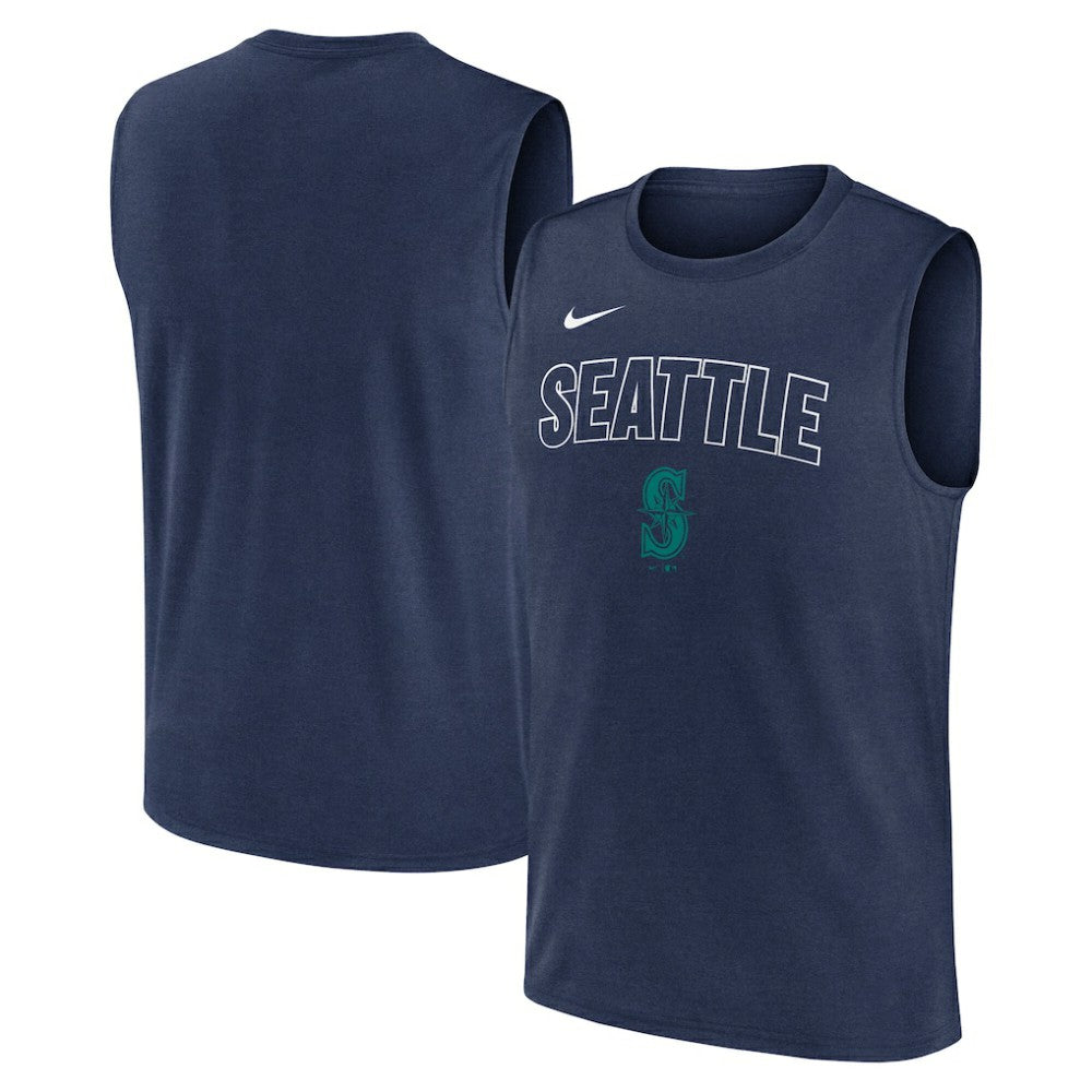 Seattle Mariners Nike Knockout Dri-FIT Muscle Tank Top | MLB Near me