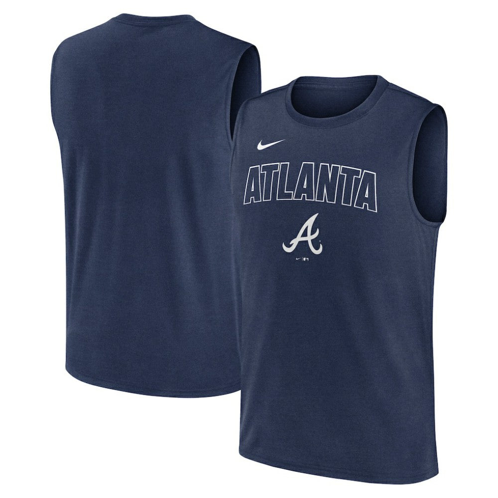 Atlanta Braves Nike Knockout Dri-FIT Muscle Tank Top | MLB New