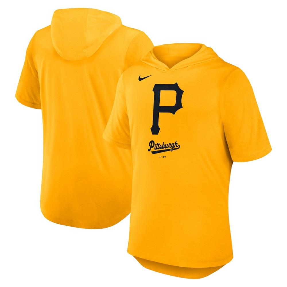 Pittsburgh Pirates Nike Tri-Blend Hoodie T-Shirt | MLB Outlet