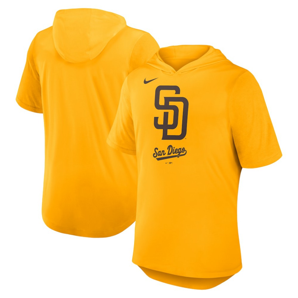 San Diego Padres Nike Tri-Blend Hoodie T-Shirt | MLB Sale