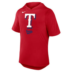 Texas Rangers Nike Tri-Blend Hoodie T-Shirt | MLB US