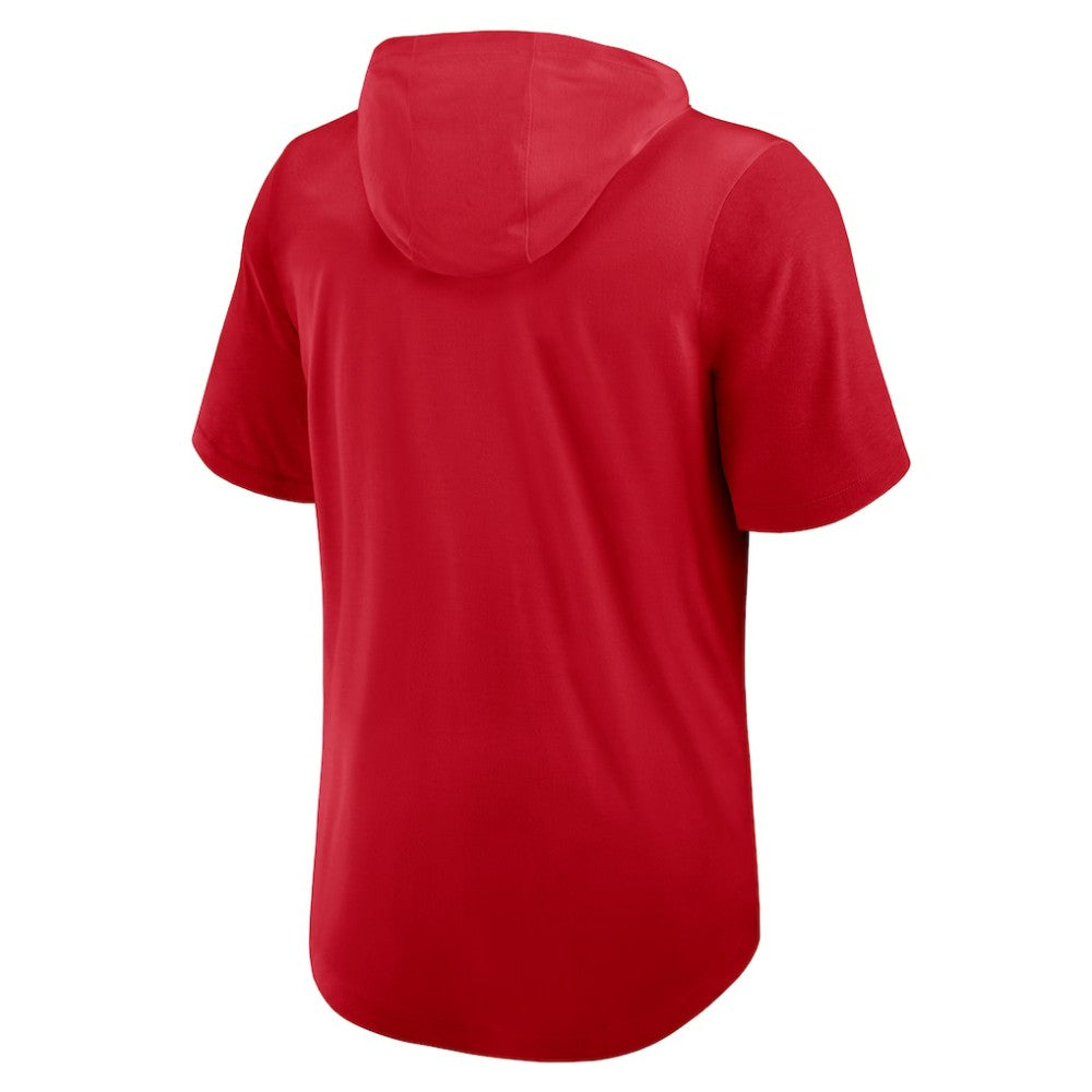 Texas Rangers Nike Tri-Blend Hoodie T-Shirt | MLB US