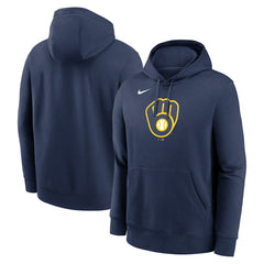 Milwaukee Brewers Nike Logo Club Fleece Hoodie | MLB On Sale