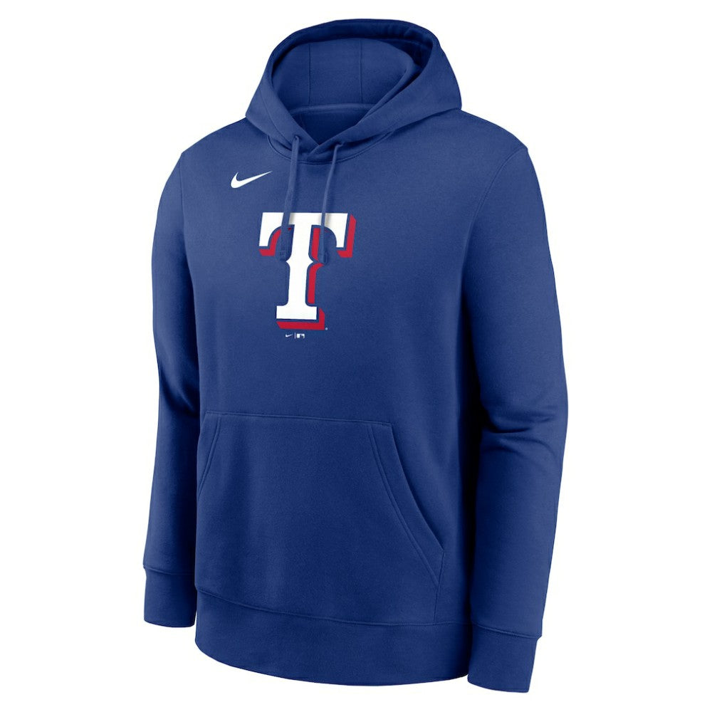 Texas Rangers Nike Logo Club Fleece Hoodie | MLB Outlet