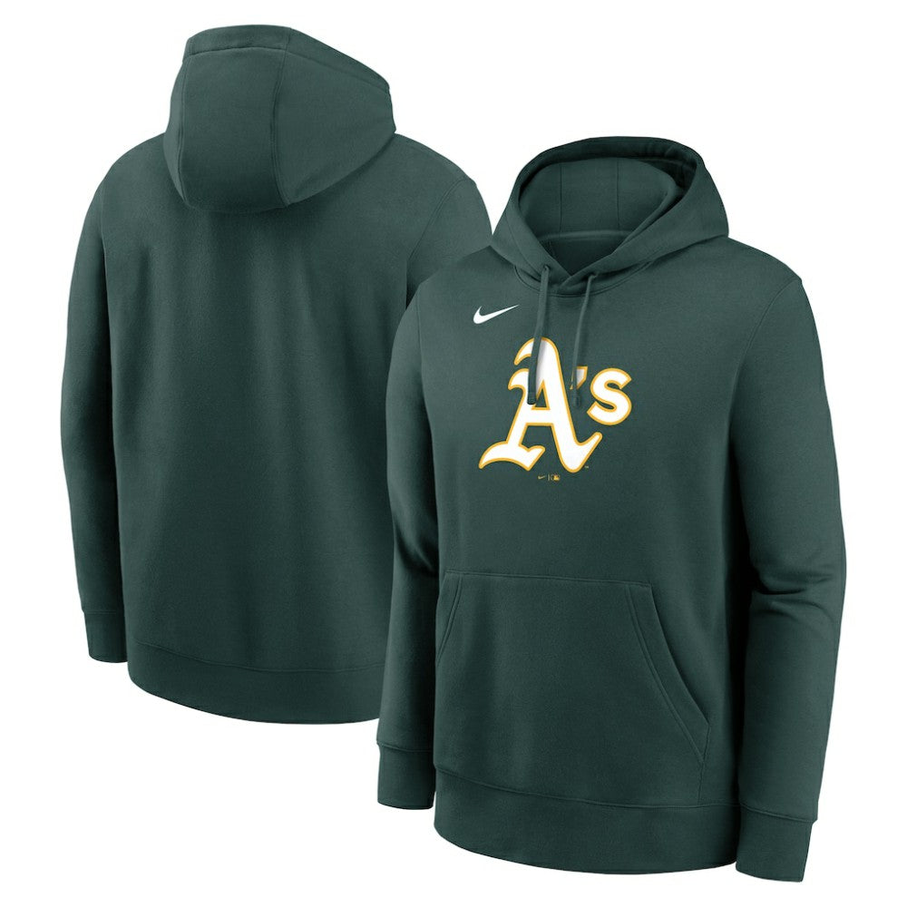 Athletics Nike Logo Club Fleece Hoodie | MLB Shop