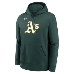 Athletics Nike Logo Club Fleece Hoodie | MLB Shop