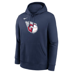 Cleveland Guardians Nike Logo Club Fleece Hoodie | MLB Outlet
