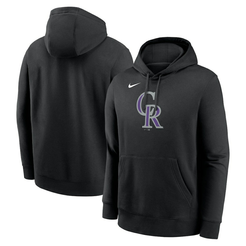 Colorado Rockies Nike Logo Club Fleece Hoodie | MLB For sale
