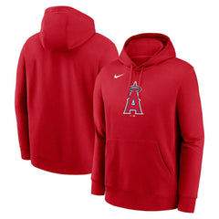 Los Angeles Angels Nike Logo Club Fleece Hoodie | MLB Shop