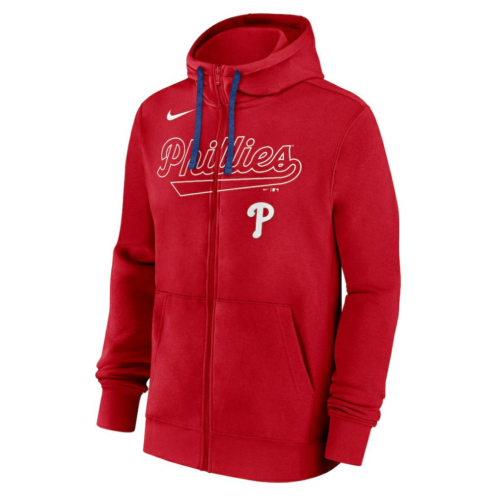 Philadelphia Phillies Nike Knockout Script Full-Zip Hoodie | MLB Discount