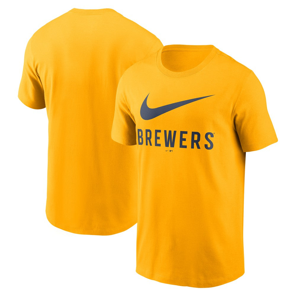 Milwaukee Brewers Nike Swoosh T-Shirt | MLB On Sale