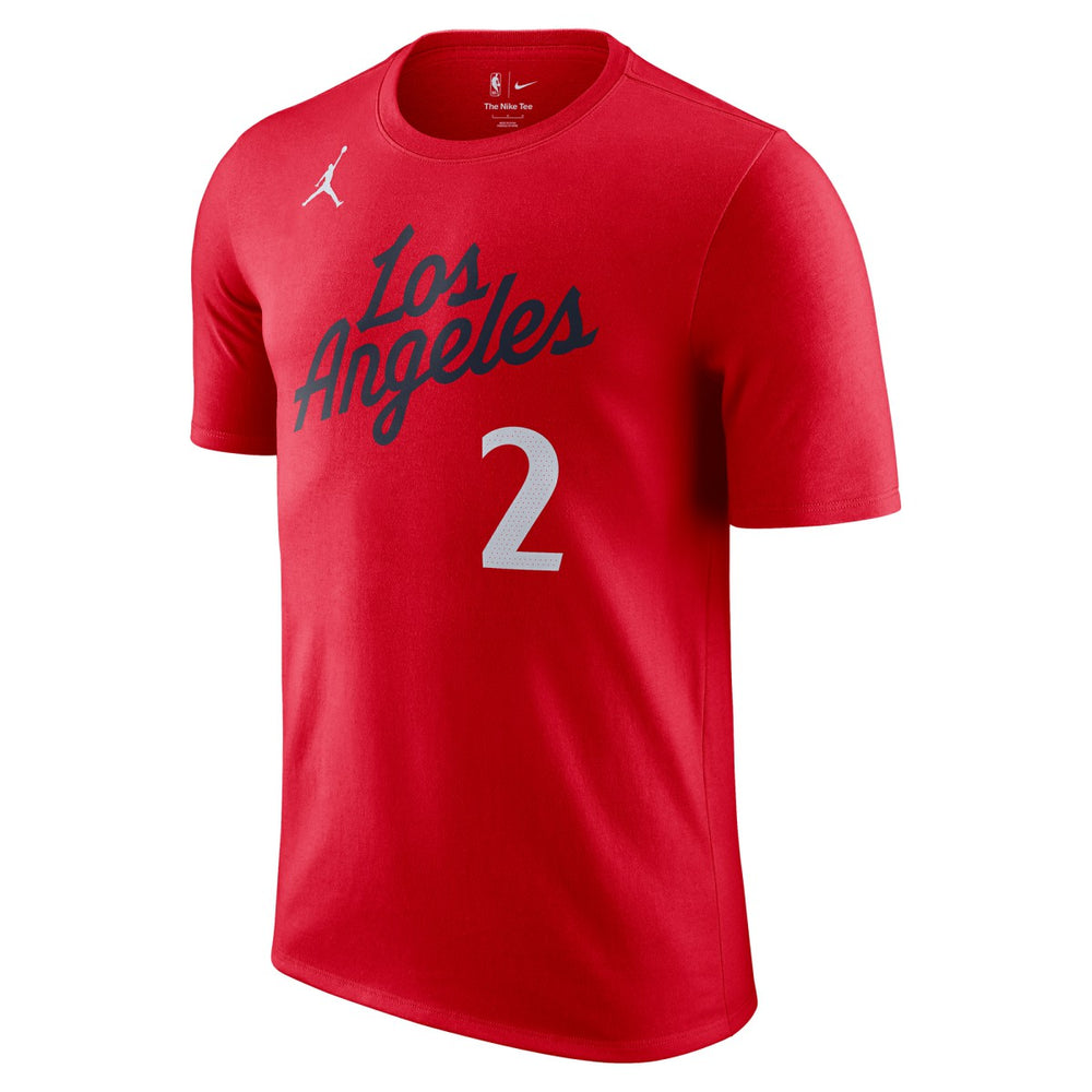 Kawhi Leonard LA Clippers Jordan Brand Statement Edition Name & Number T-Shirt For Sale