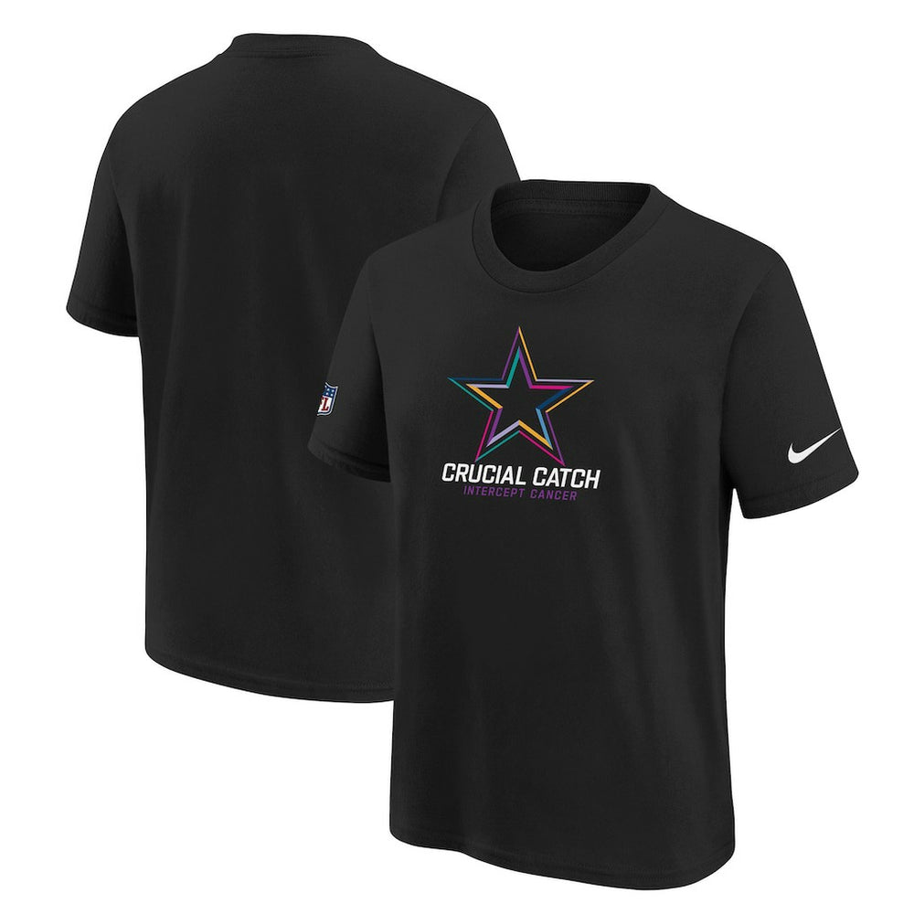 Dallas Cowboys Nike Youth 2024 NFL Crucial Catch T-Shirt