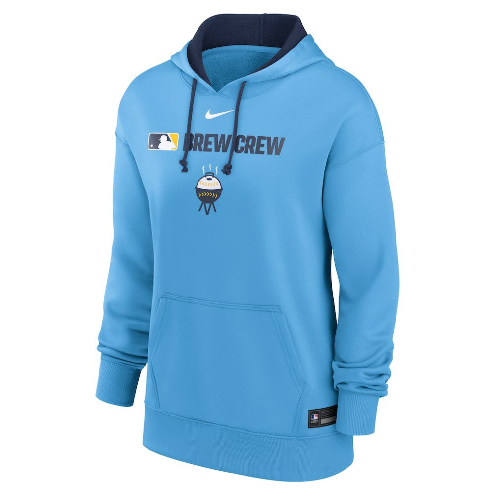 Milwaukee Brewers Nike Women's City Connect Authentic Collection Therma-FIT Hoodie | MLB Online