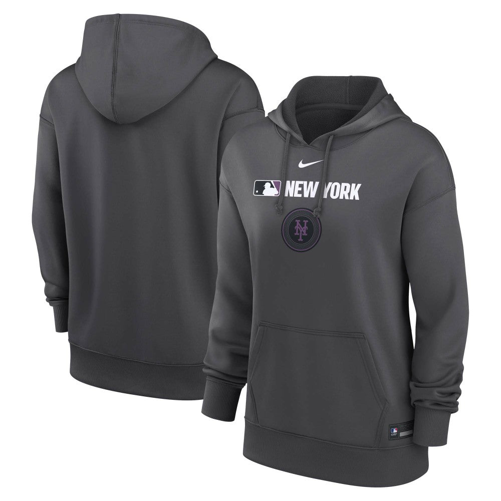 New York Mets Nike Women's City Connect Authentic Collection Therma-FIT Hoodie | MLB Shop
