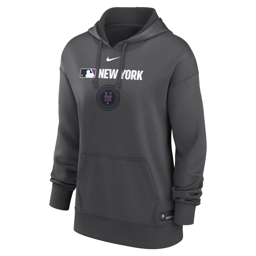 New York Mets Nike Women's City Connect Authentic Collection Therma-FIT Hoodie | MLB Shop
