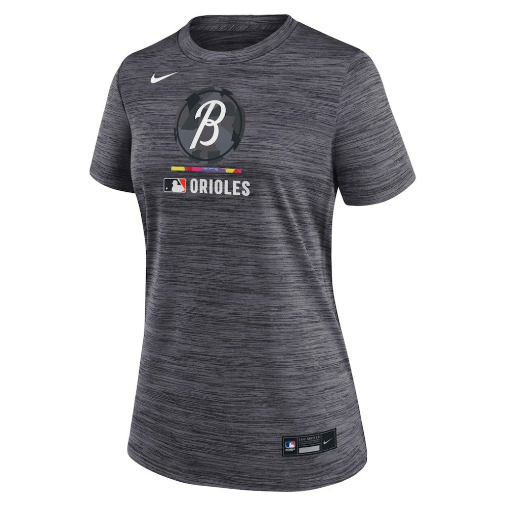 Baltimore Orioles Nike Women's Authentic Collection City Connect Velocity Dri-FIT T-Shirt | MLB Discount