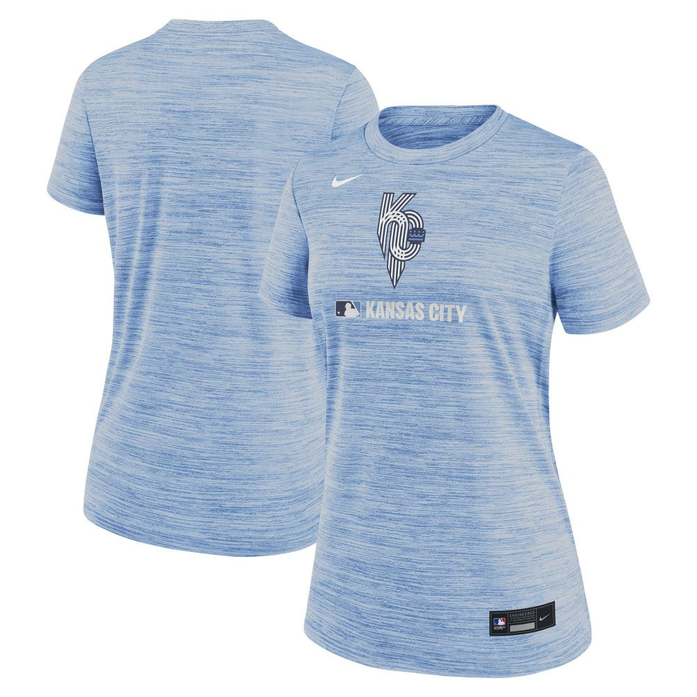 Kansas City Royals Nike Women's Authentic Collection City Connect Velocity Dri-FIT T-Shirt | MLB For sale
